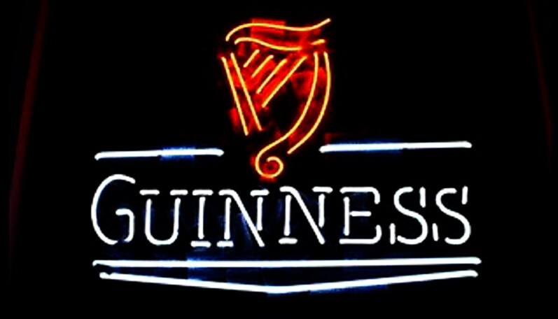 Guinness Harp Neon Sign